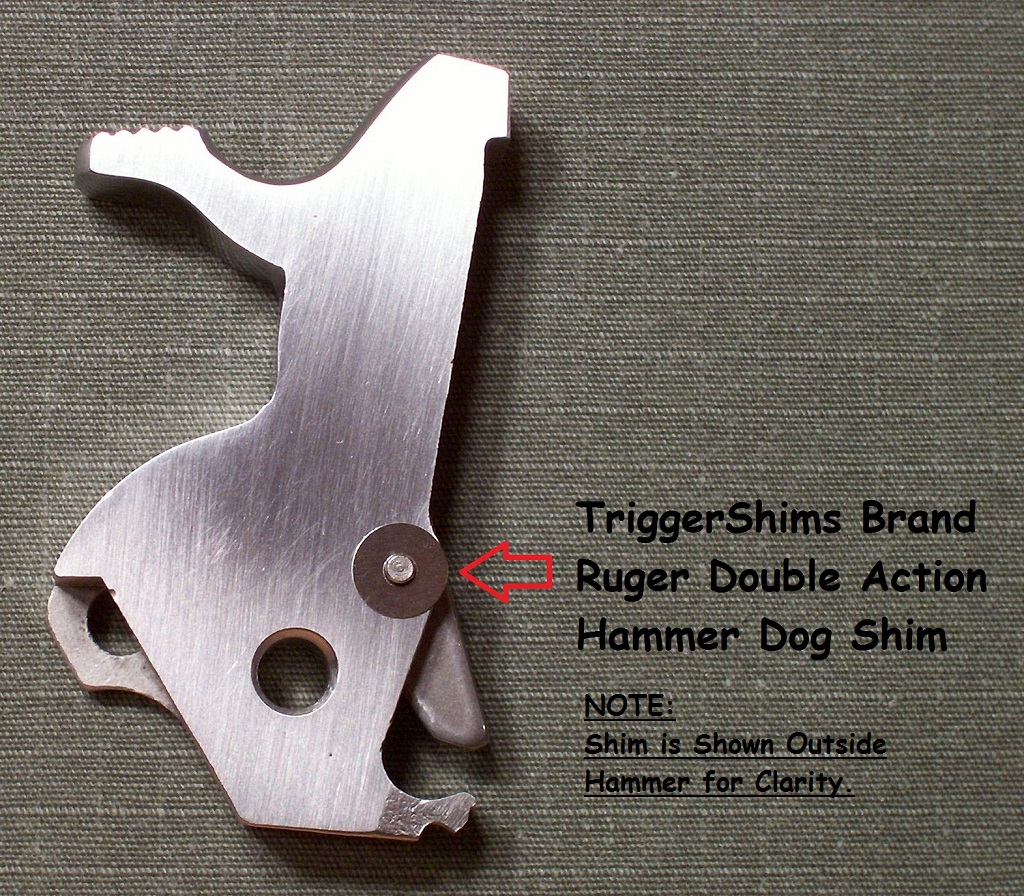 Ruger Double Action Hammer Dog Shim