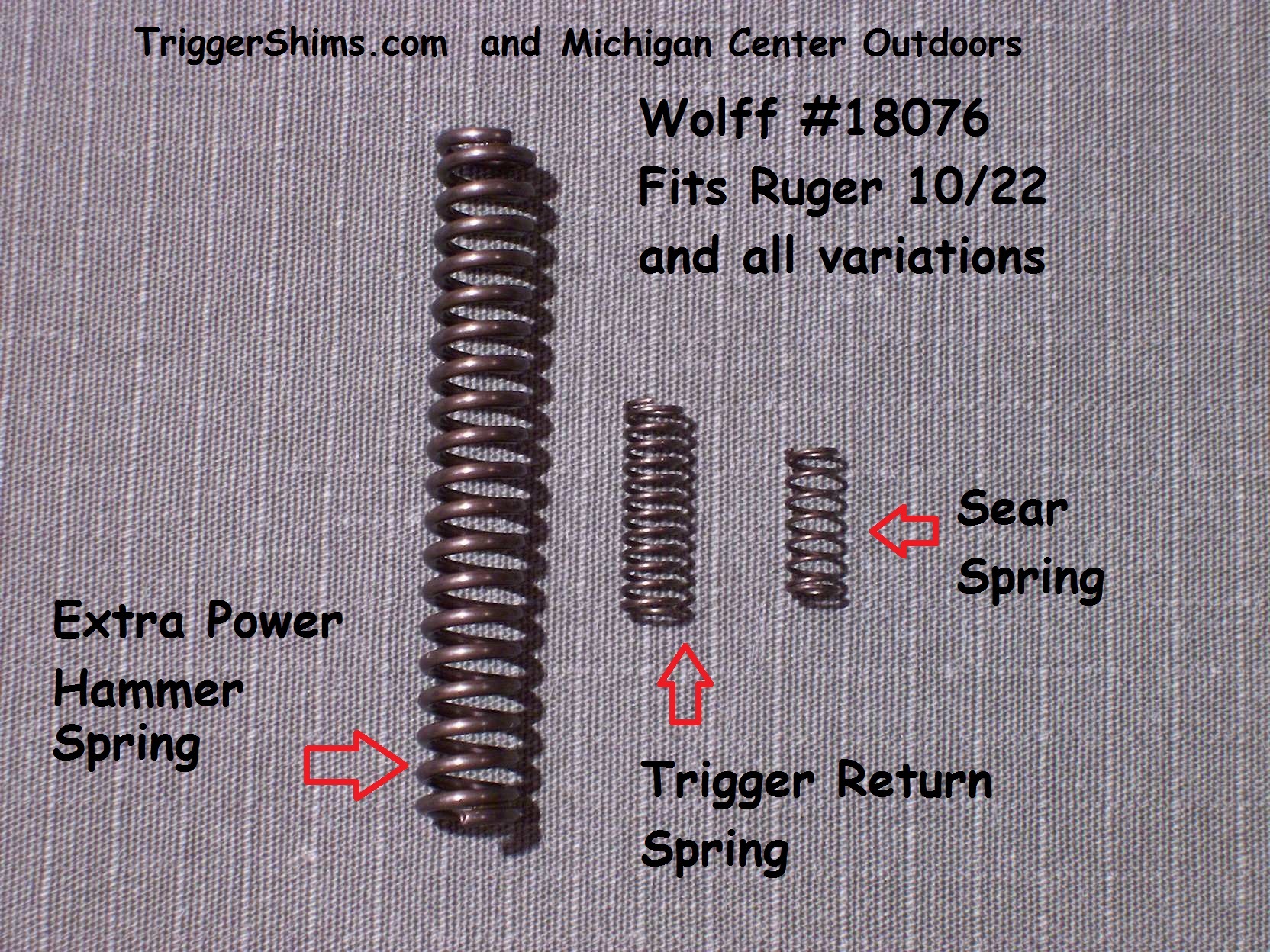 Wolff Gunspring Ruger 10-22 Reduced Power Trigger Return Spring 32335 